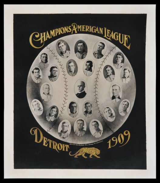 1909 Carl Horner Composite Detroit Tigers